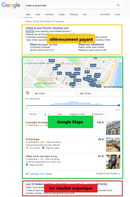 referencement google map entreprise