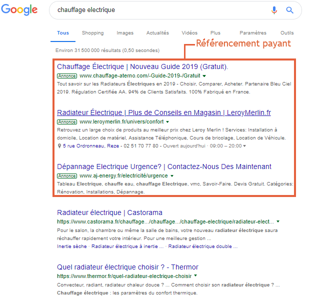 google référencement gratuit